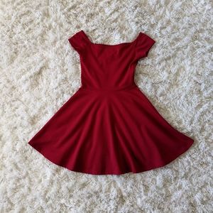 Crush Red Mini Skater Dress (XS/S)